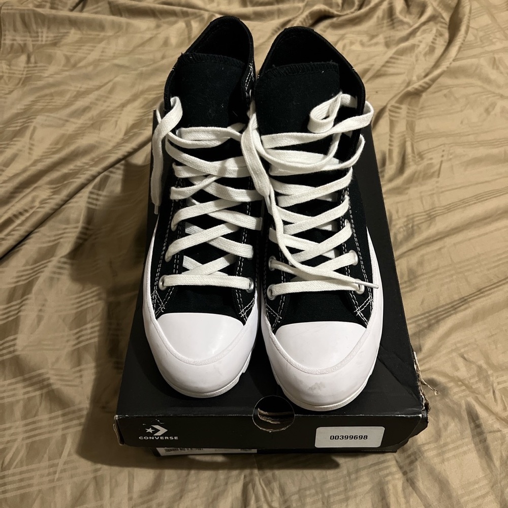 Converse lugged high boots